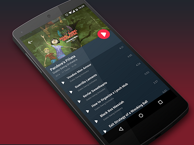 Music Player   Android L Concept