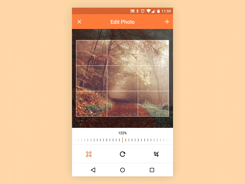 uCrop - Image Cropping Library for Android android app crop edit filter ios material mobile photo rotate scale