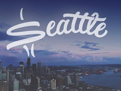 Seattle Typography custom lettering hand drawn type hand type jenna bresnahan lettering photography seattle sketch skyline type typography