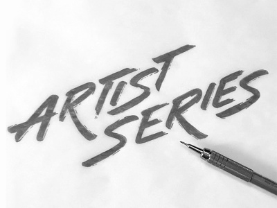 Artist Series Logo Sketches