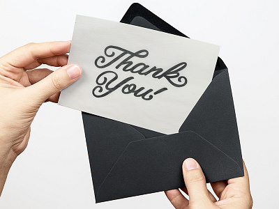 Thank You Card by Jenna Bresnahan on Dribbble