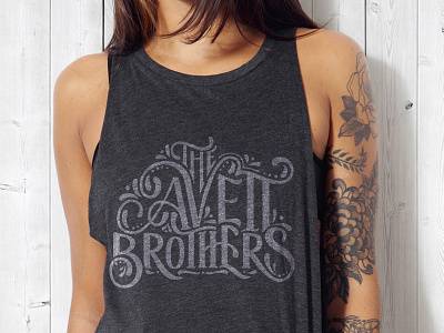 Avett Brothers Merch apparel avett brothers band hand drawn hand drawn type lettering t shirt type typography