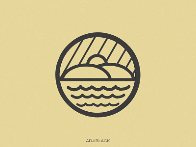 Sunset appareal badge bali beach branding design distro fashion graphic logo logos sale