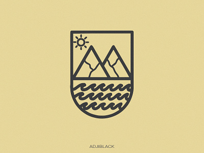 Mountain appareal badge bali beach branding design distro fashion graphic logo logos sale