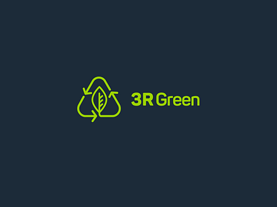 Logo for a recycling company branding green leaf logo logo design recycle