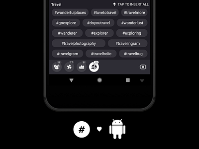Hashtag Key for Android