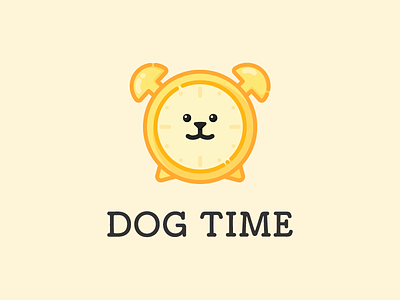 dog time animal logos branding character cute dog icon illustration logo puppy symbol