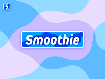 Smoothie Logo fluid icon liquid logo smoothie wave