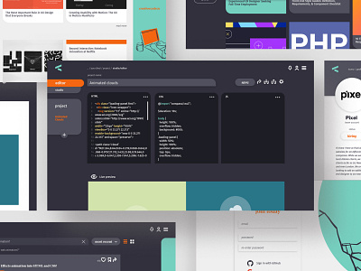 creativecode.io desktop branding graphic design ui ux design web design