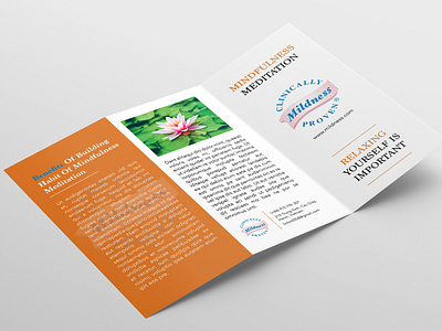 Mildness Brochure branding brochure design design indesign typography