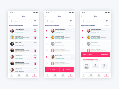 Chat app app concept design app mobile mobile app mobile app design payment typography ui uidesign uiux ux uxdesign uxui