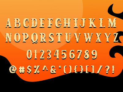 Hysterical Font classic design display dribbble halloween helloween horror illustration lettering logo spooky typography