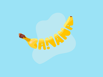 Banana 2019 animation art banana bananas design dribbble illustration lettering logo type typography ui ux vector website