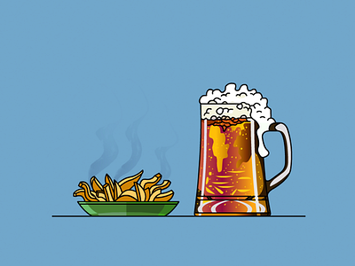 Beer & French Fries