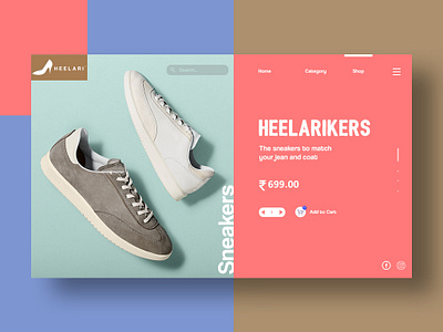 Heelari  - Ecommerce page