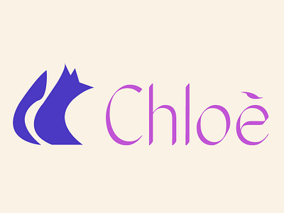 Chloe - The cat branding cat design illustration logo minimal typography ui ux