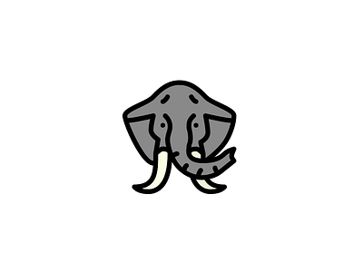 Elephant Coloring animal elephant sketch vector