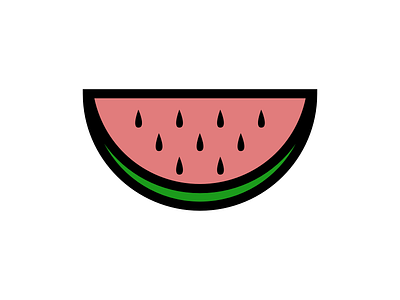 Watermelon fruit green pink vector watermelon