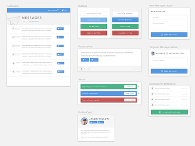 Form styles for web app blue buttons forms gray webapp
