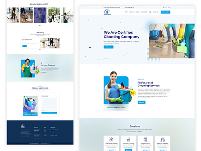 Topclean Services clean cool design dribble flat design grid illustration logo tempalte typography ui