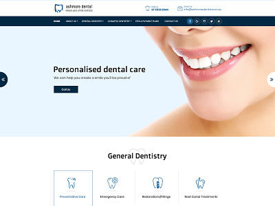 Ashmore Denta adobe photoshop cc banner clean cool clean creative cool design debut dental care design dribble flat design grid icon tempalte typography ui ux web