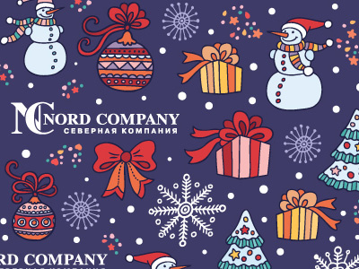 Christmas pattern christmas new year pattern vector