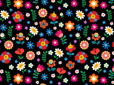 Ethnic floral pattern ethnic floral flower pattern seamless slavic