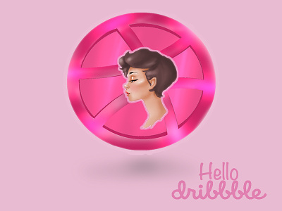 Hello, Dribbble !! design illustration photoshop procreate app sketchbookpro