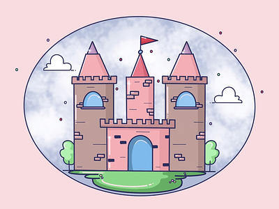 Castle Vector Illustration