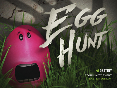 Egg Hunt advertising easter egg egg hunt event illustration illustrator kids photoshop