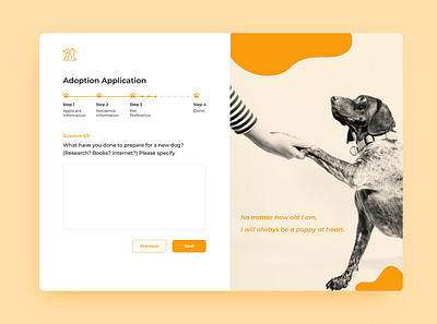 Daily UI: Sign Up Form account details adoption daily ui dailyui design dog figma form pet rescue sign up ui ux web design web page webdesign website