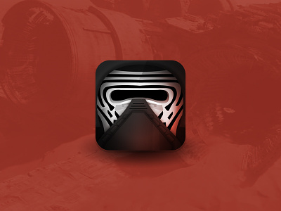 Star Wars Villain Helmet Icons - Kylo Ren helmet icon kylo ren star wars