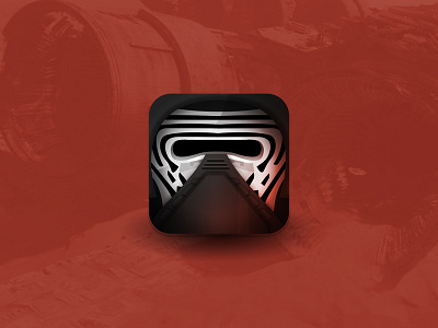 Star Wars Villain Helmet Icons - Kylo Ren