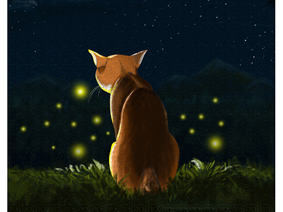 Cat cat character color design digital painting digitalart drawing graphic design illustration nature vector