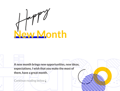 New Month Design brandidentity