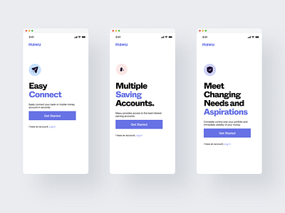 MAWU Fintech Mobile App Onboarding Design V1