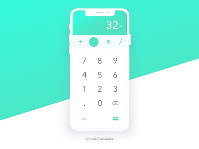 A Calculator App With Animation a calculator app ui design