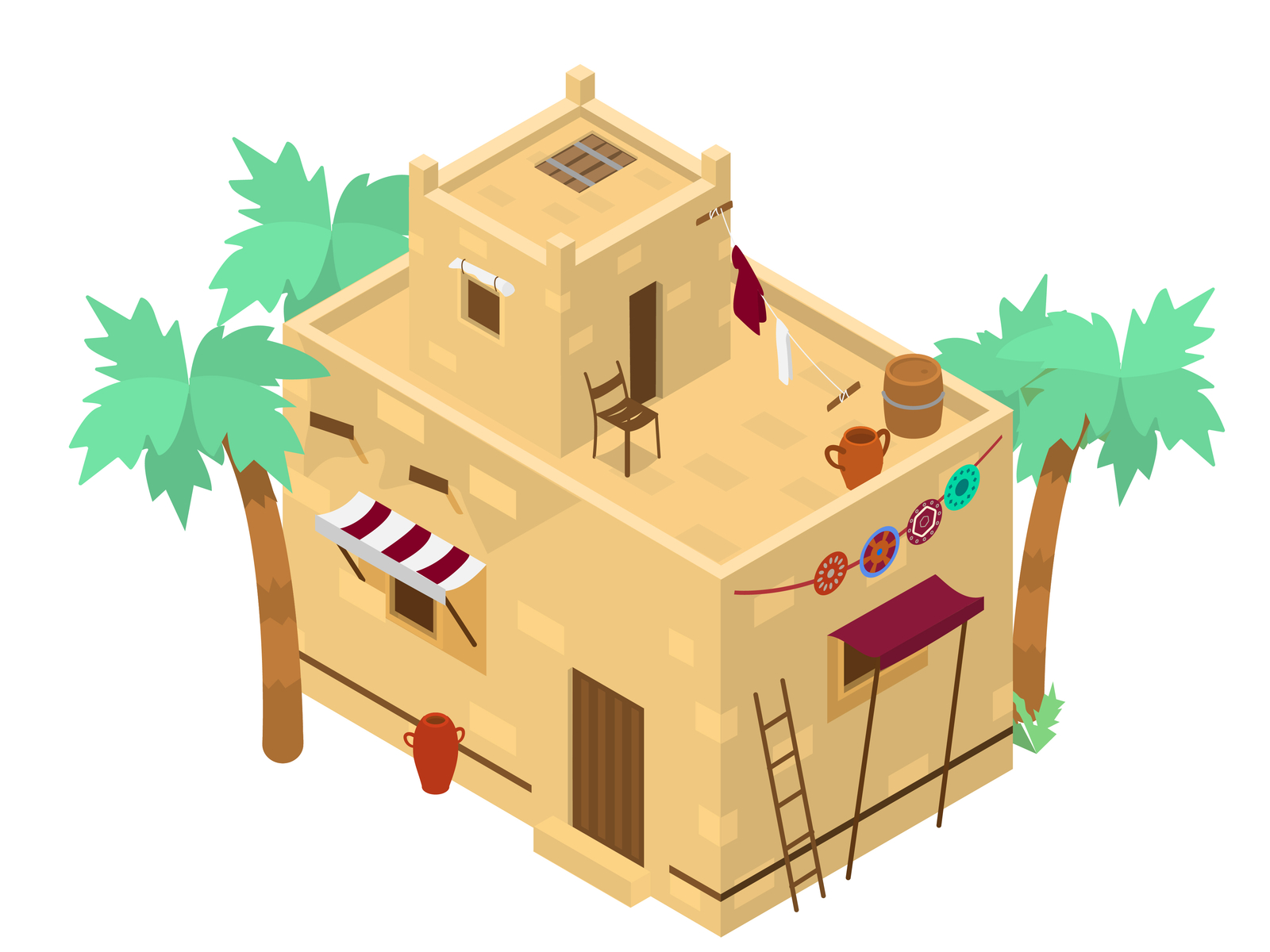middle eastern house