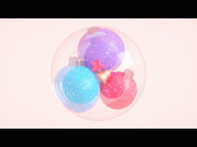 Christmas toy aftereffects animation cinema4d minimal