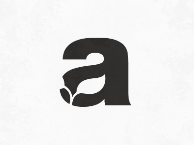 Andrew Lindstrom helvetica logo negative space