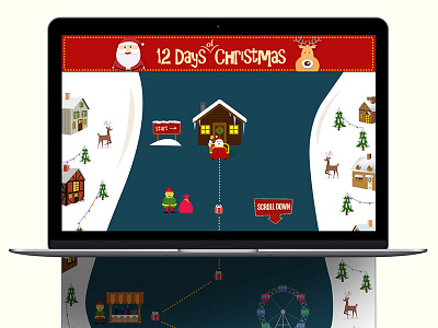 12 Days of Christmas design interactive