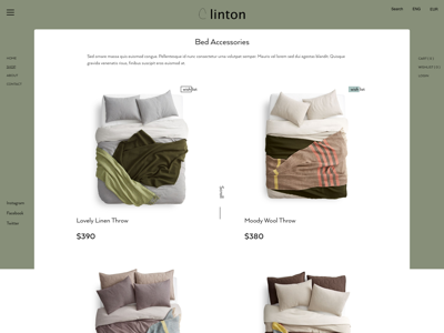 Catalog shop bed catalog collection design minimal product