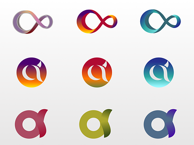 Alpha Logos branding concept design logo