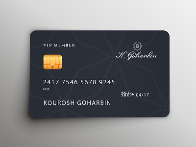 K Goharbin - Loyalty Cards business card conversion iran jewellery loyal loyalty luxury membership tehran