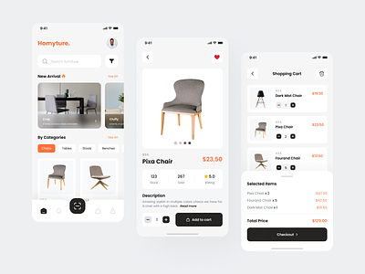 Homyture - Furniture Mobile Application