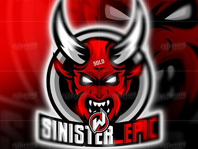 SINISTER EPIC animation branding design dota 2 esport logo flat fortnite fortnite logo gamer gaming graphic design icon identity illustration illustrator logo logo esport logo gamer pubg vector