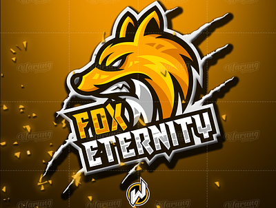FOX ETERNITY design esport logo fortnite logo gamer gaming icon logo logo esport logo gamer vector