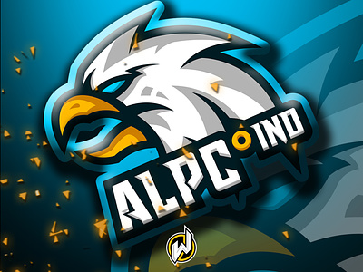ALPC IND design esport logo gamer gaming icon illustration logo logo esport logo gamer vector