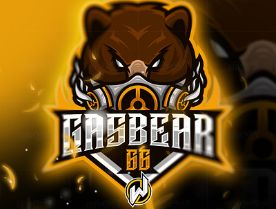 GASBEAR 66 design esport logo gamer gaming icon identity logo logo esport logo gamer vector