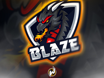 BLAZE animation design esport logo gamer gaming icon illustration logo logo esport logo gamer vector